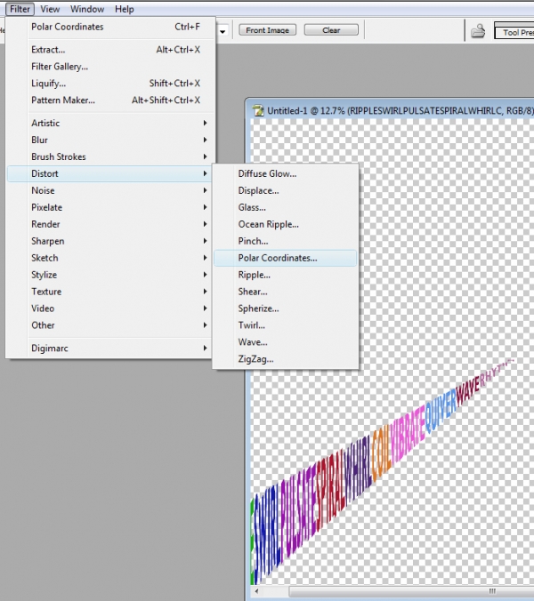 Creation of Psychedelic Swirl: Step 16